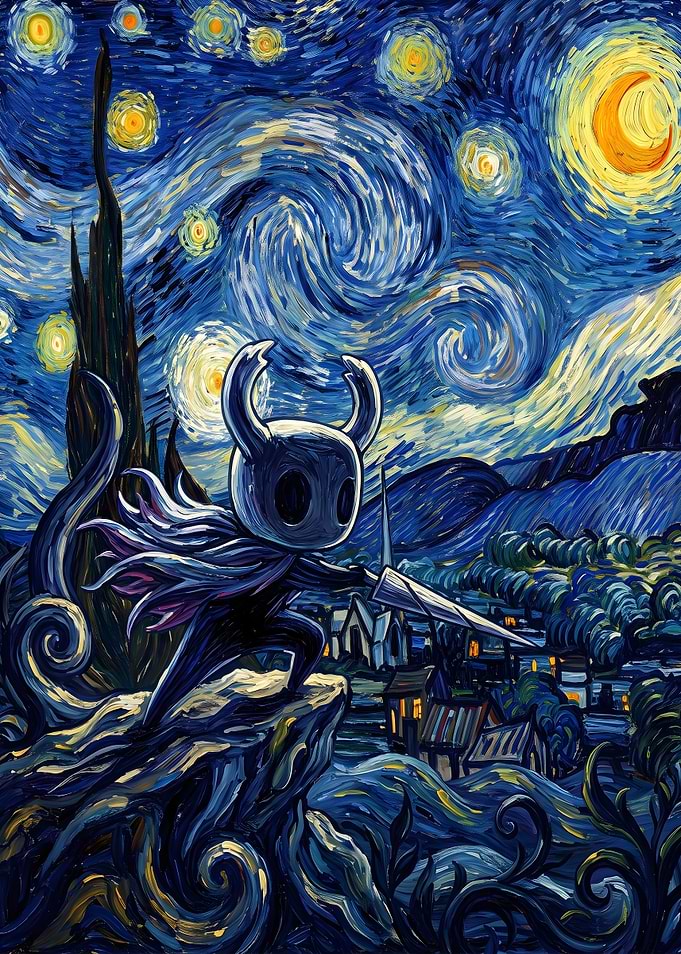 Hollow Knight Starry Night Mashup