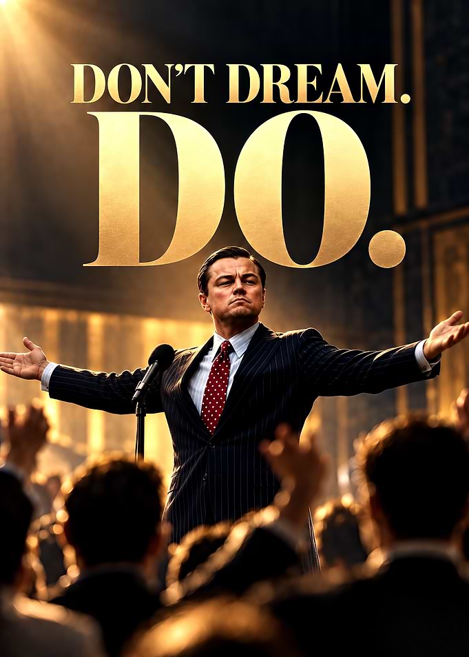 Leonardo DiCaprio Motivational Poster