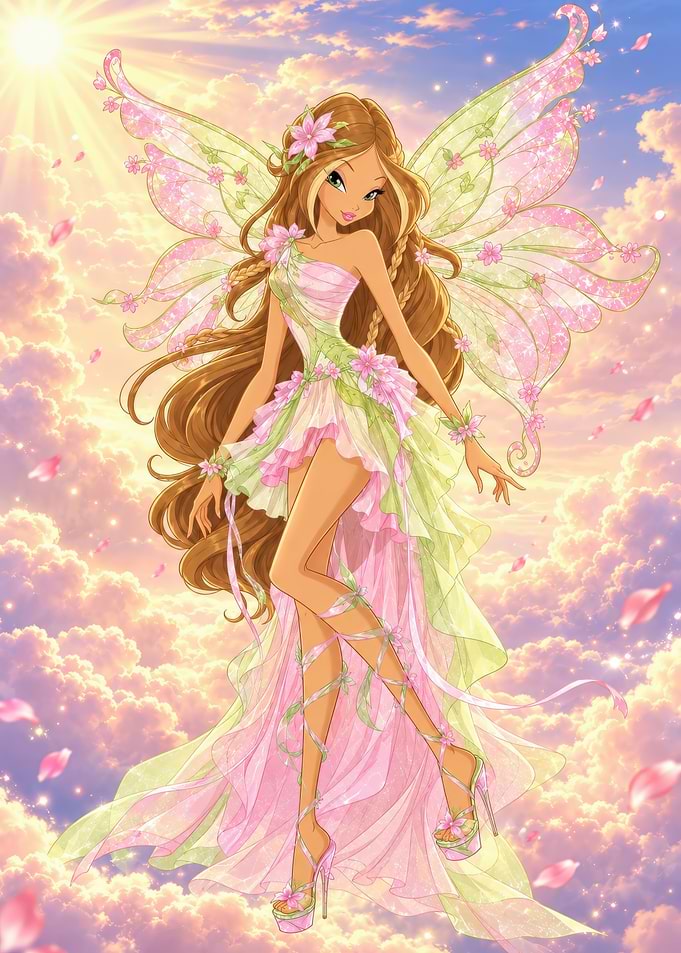 Flora from Winx Club Enchantix