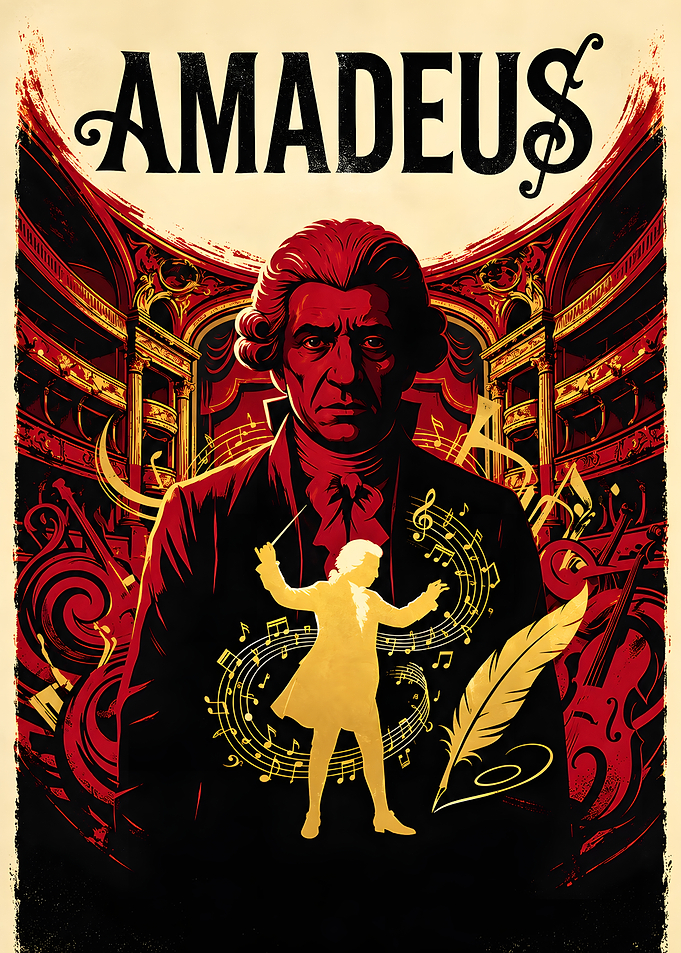 Amadeus Movie Poster Art
