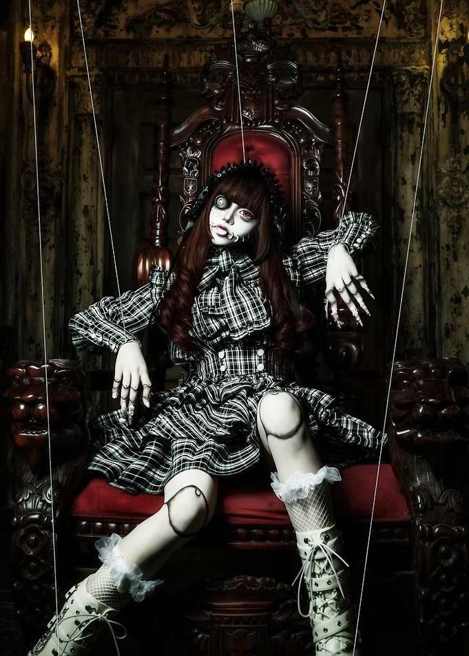 Gothic Marionette Doll Fashion Portrait
