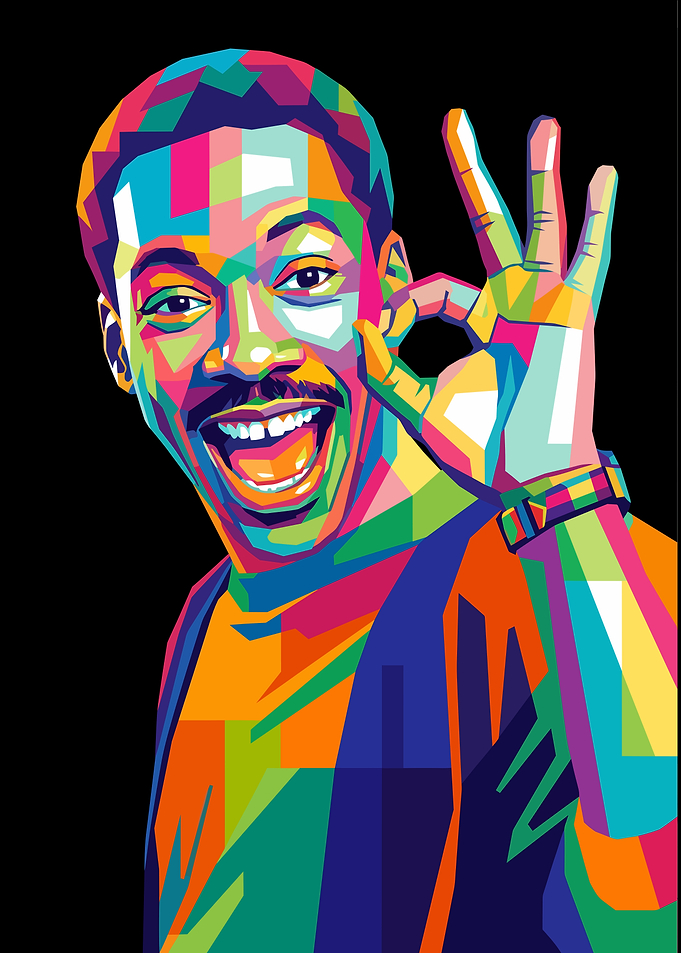 Eddie Murphy Pop Art Portrait
