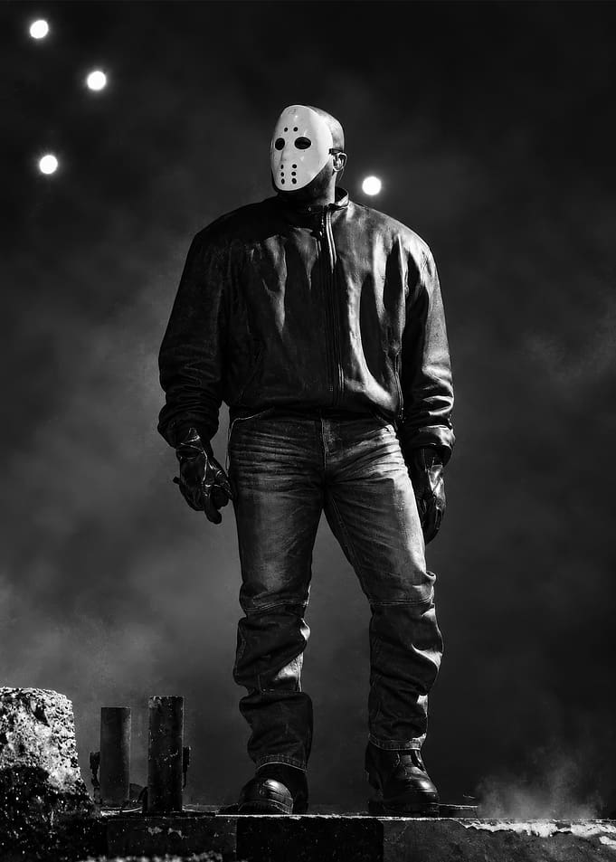 Kanye West in Jason Voorhees Mask