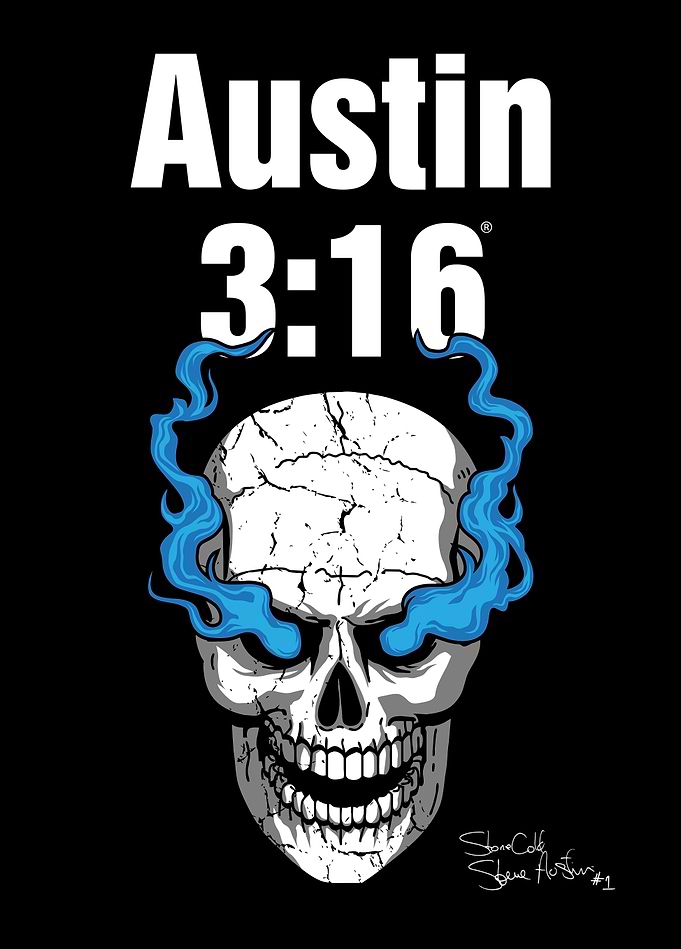 Stone Cold 3:16 Skull Design