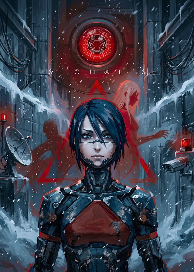 Signalis Elster Android Poster