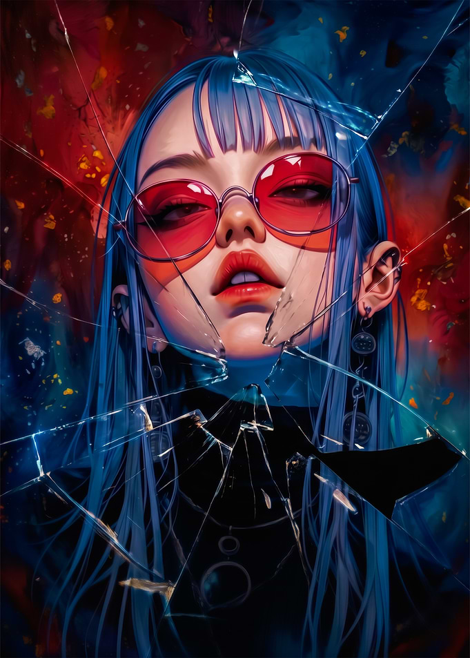 Blue Haired Girl