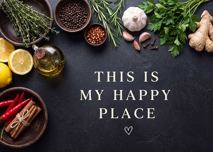 This Is My Happy Place Kitchen Art