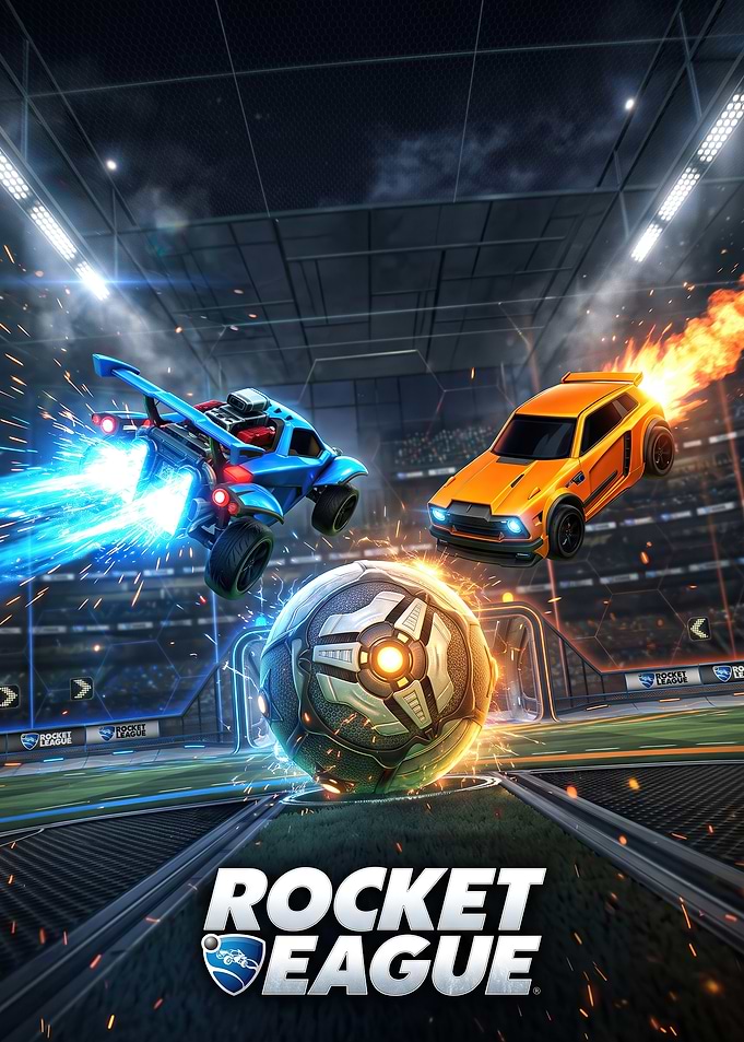 Rocket League Game Promotional Poster