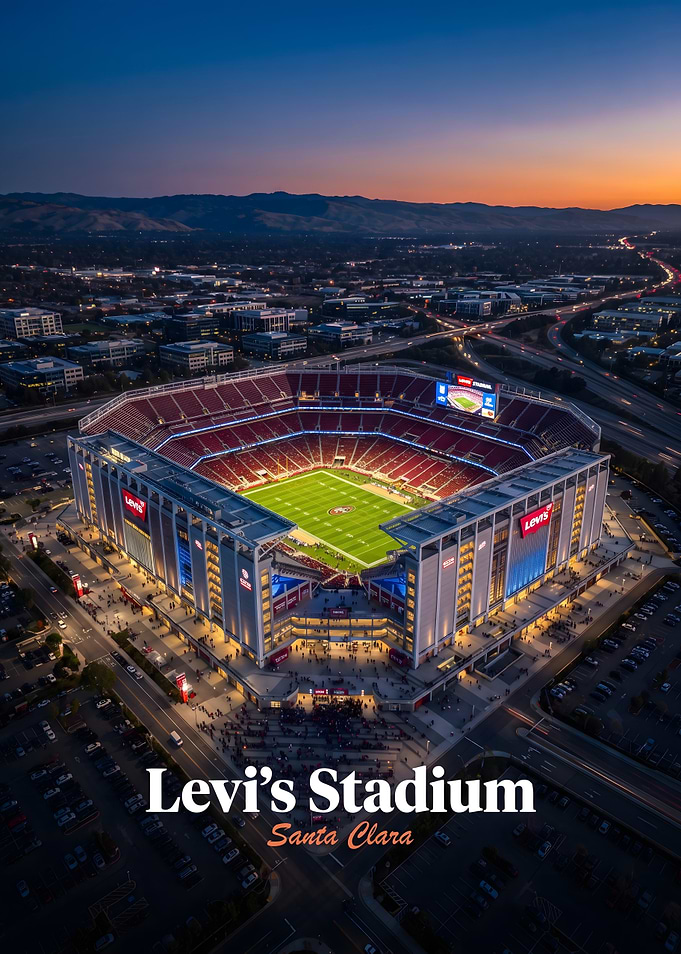 Aerial View of Levi's Stadium