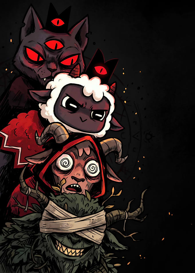 Cult of the Lamb Characters Stack