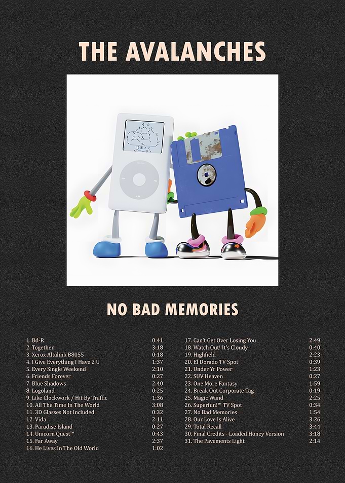 The Avalanches No Bad Memories Poster