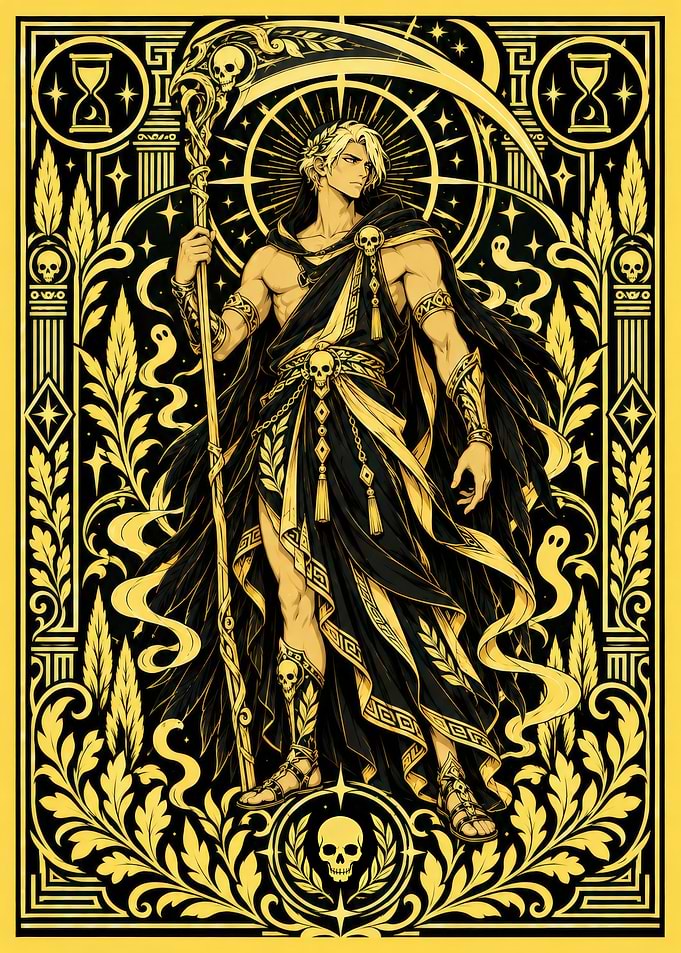 Hades God of the Underworld Illustration