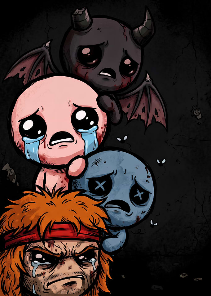 The Binding of Isaac Characters Stack
