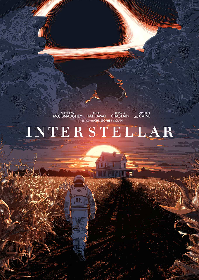 Interstellar Movie Poster Art