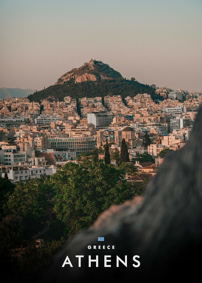 Panoramic View of Athens Greece