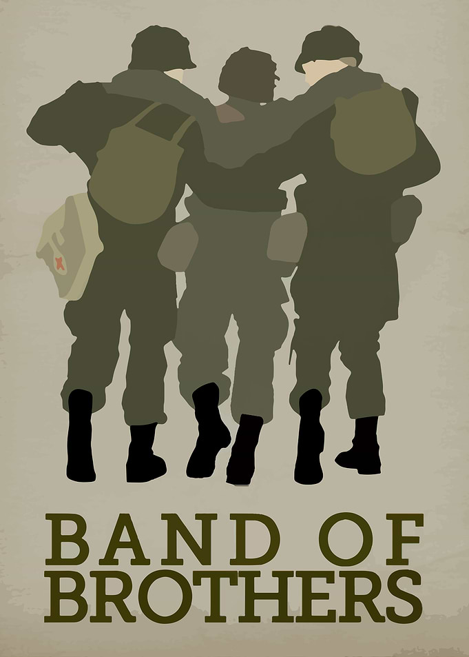 Band of Brothers Minimalist Poster