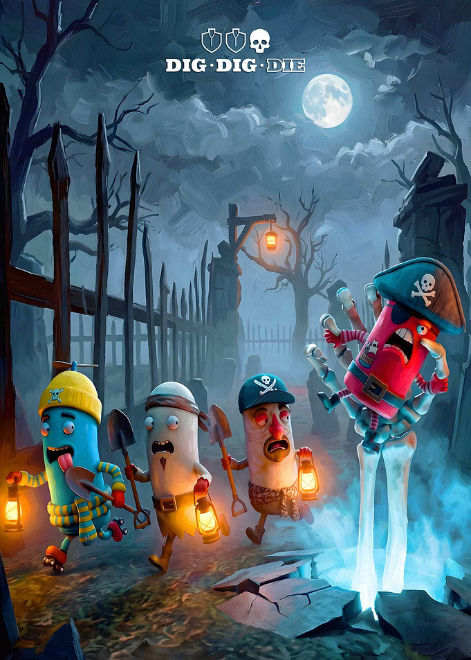 Dig Dig Die Game Poster