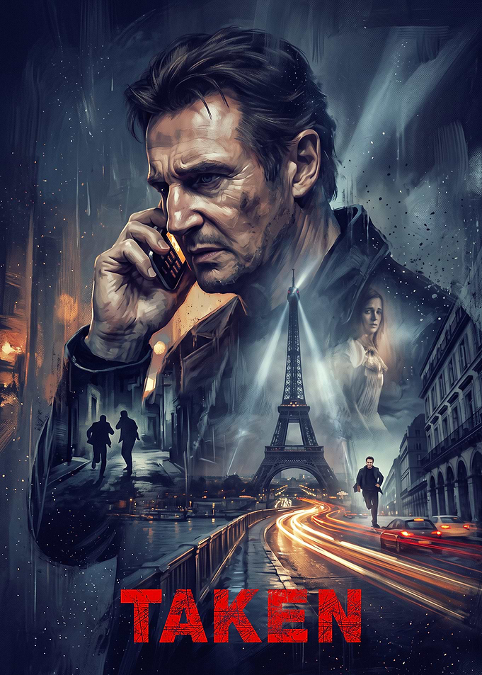 Taken Movie Poster Art