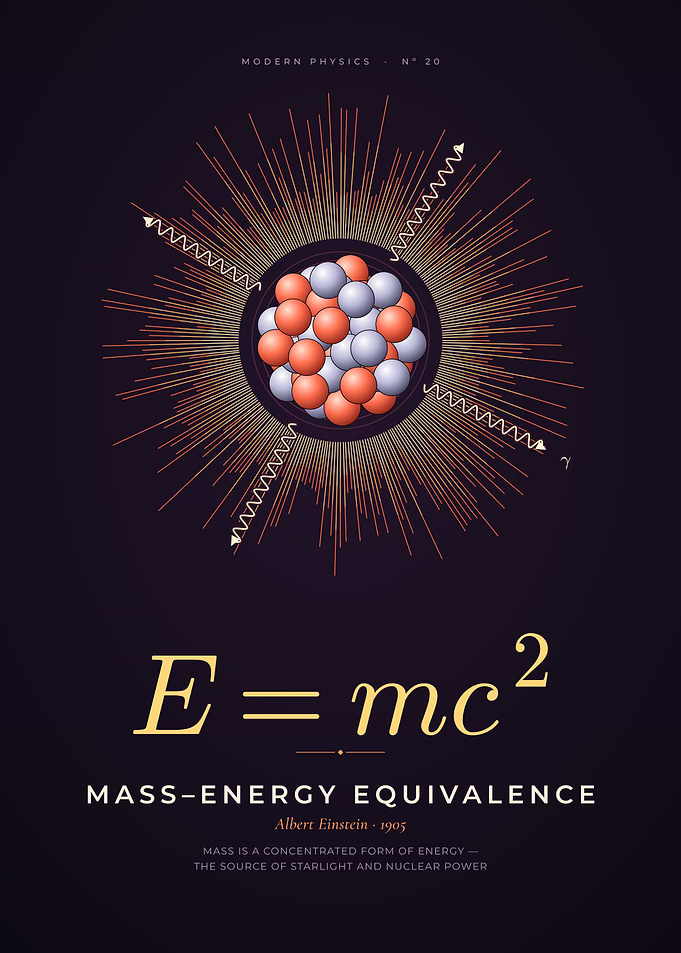 E=mc2 Mass-Energy Equivalence, Atomic Nucleus