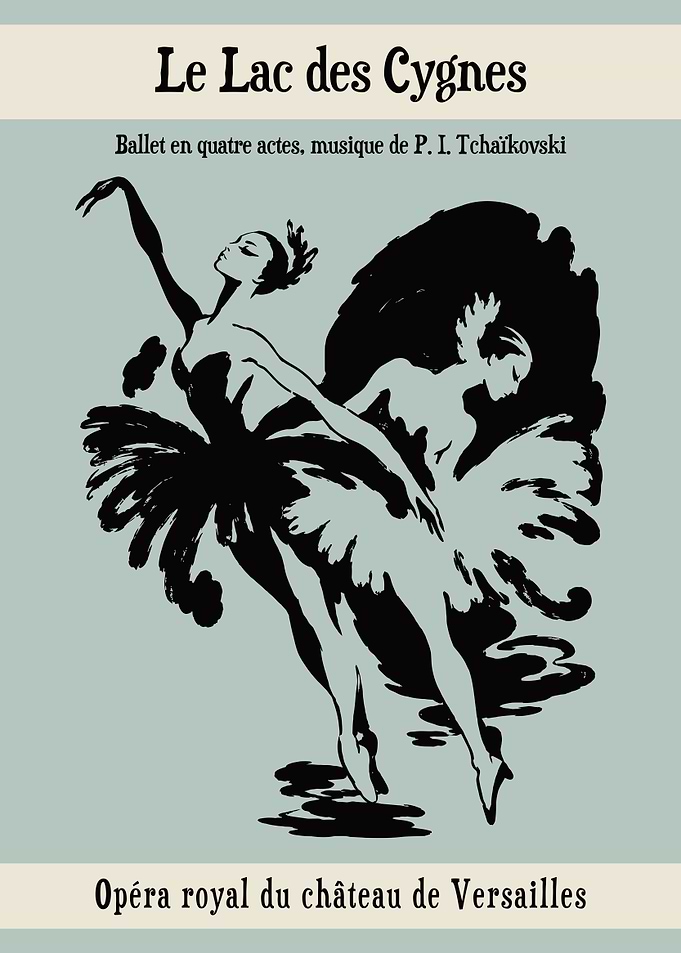 Le Lac des Cygnes Ballet Poster