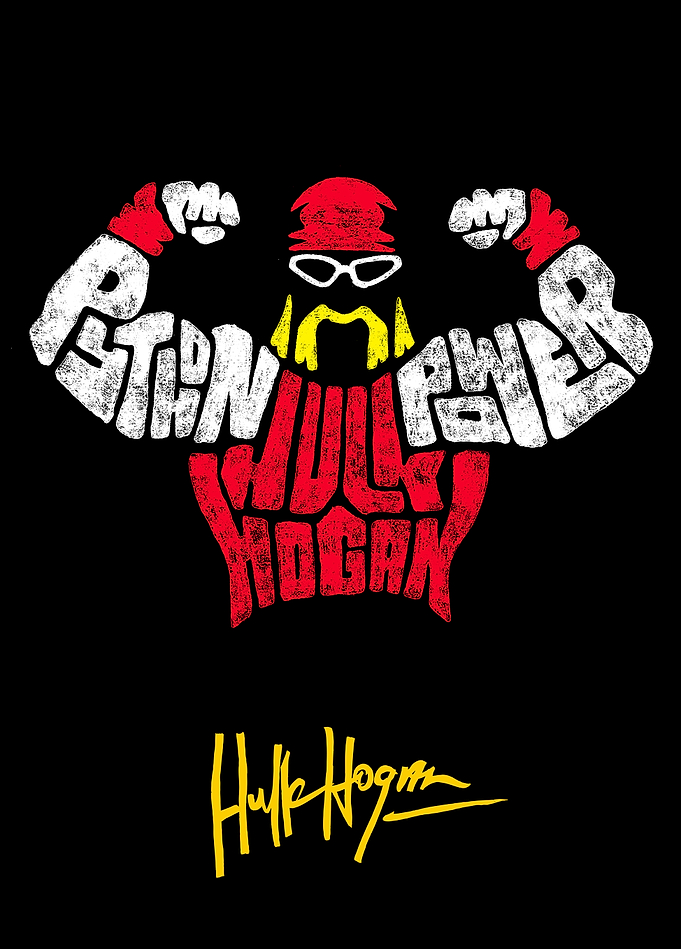 Hulk Hogan: Typographic Flex
