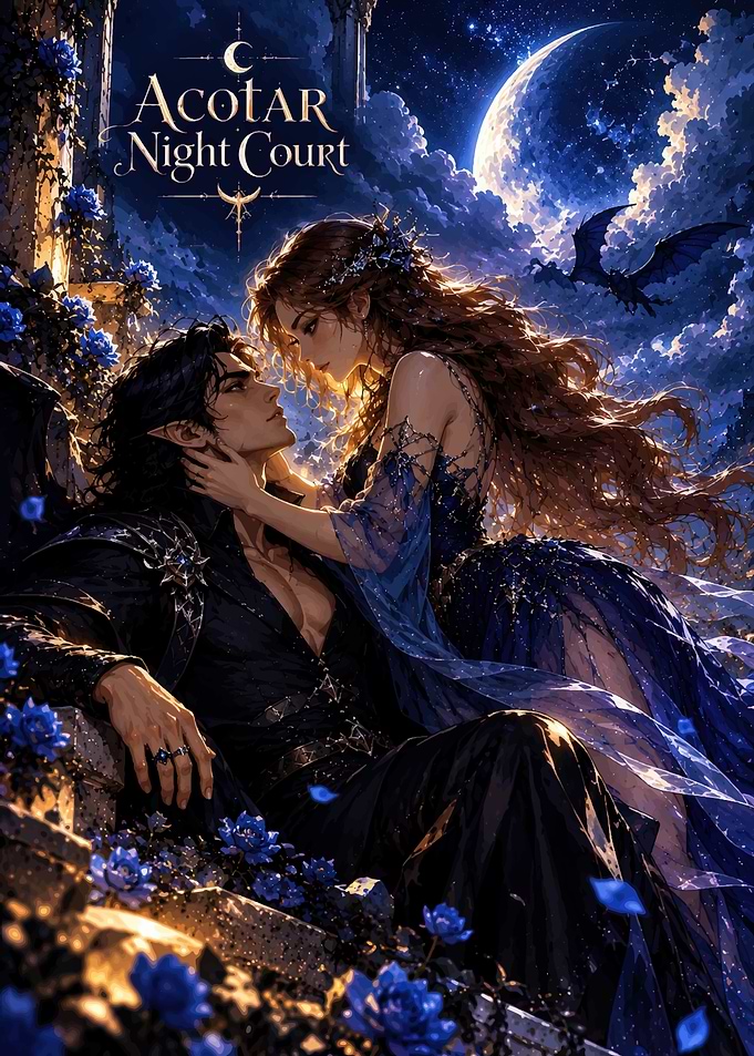 ACOTAR Night Court Romantic Fantasy Art