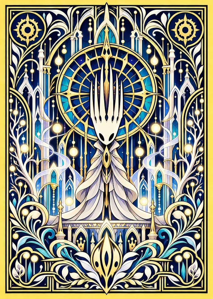 The Pale King Hollow Knight Art