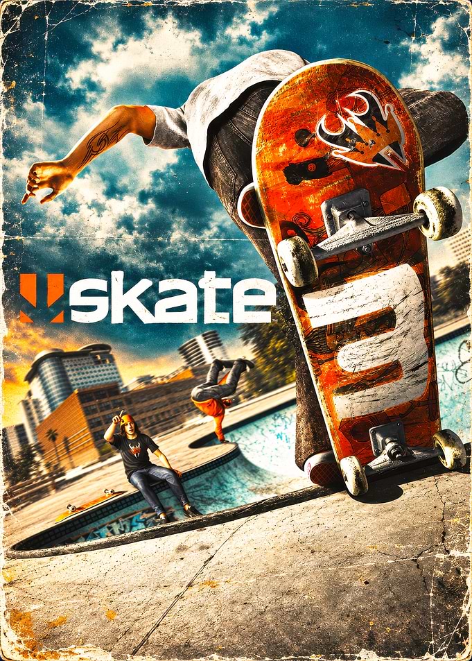 Skate 3 Video Game Cover Art