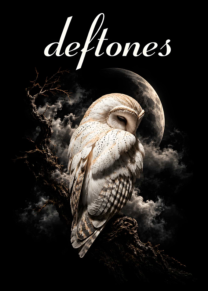 Deftones Barn Owl Moon Poster