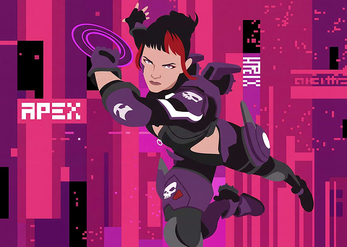 Apex Legends Loba Pixel Art