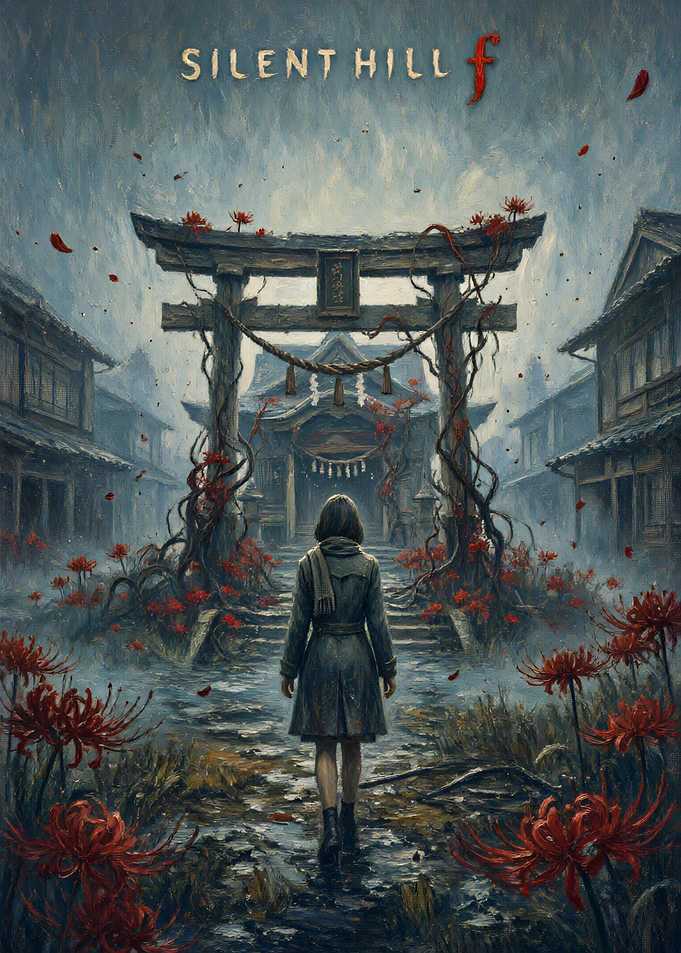 Silent Hill f Japanese Shrine Poster