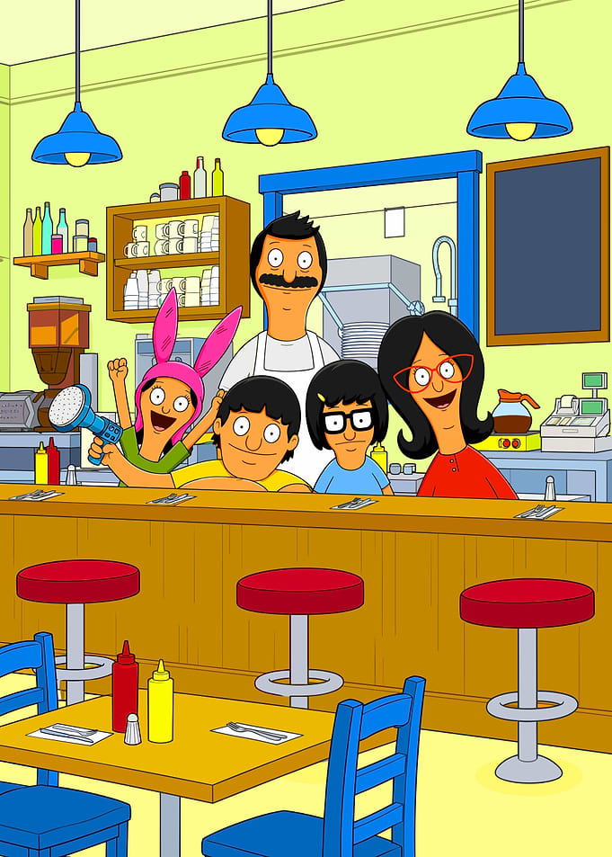 The Belcher Family at Bob's Burgers