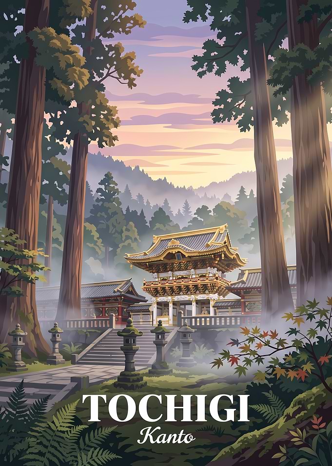 Tochigi Japan Travel Poster