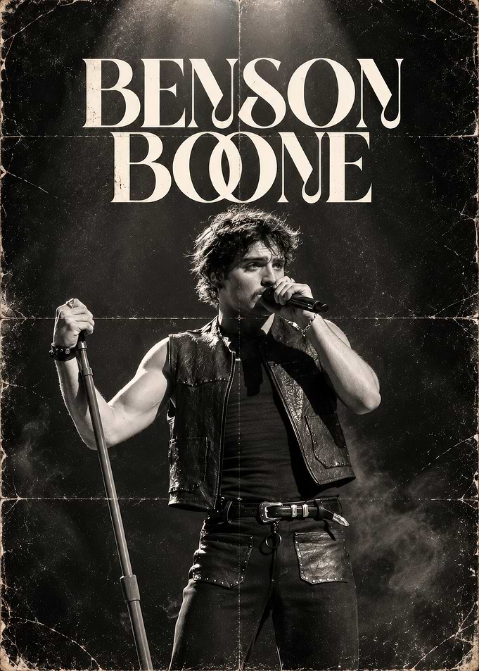 Benson Boone Concert Poster