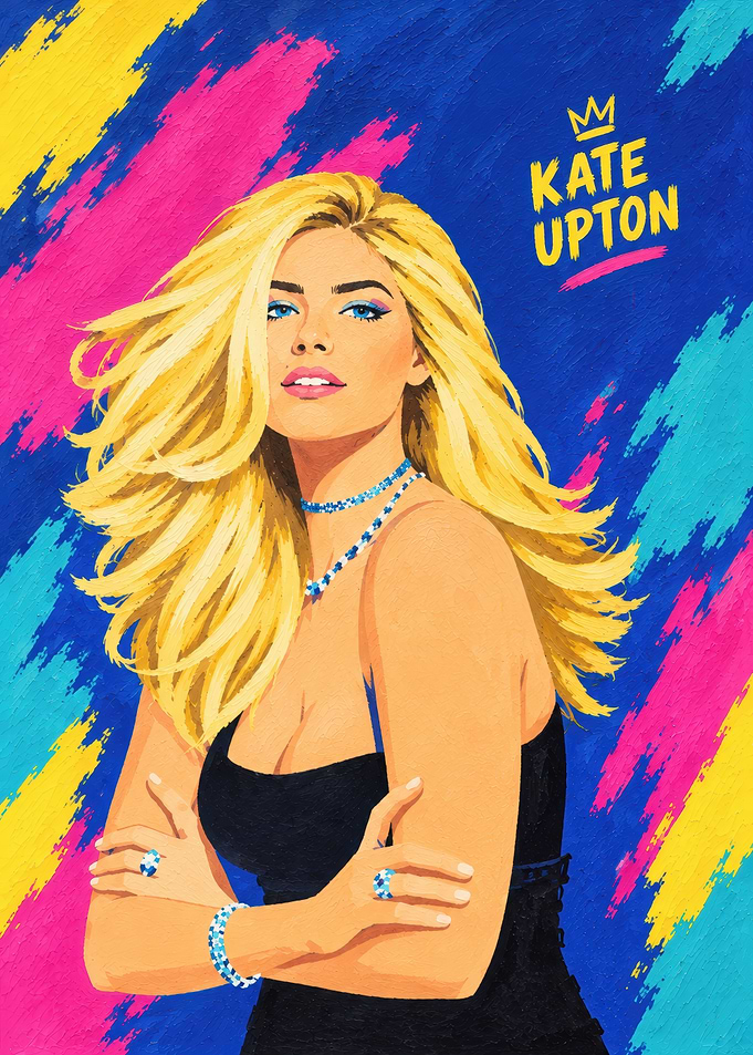 Kate Upton Pop Art Portrait