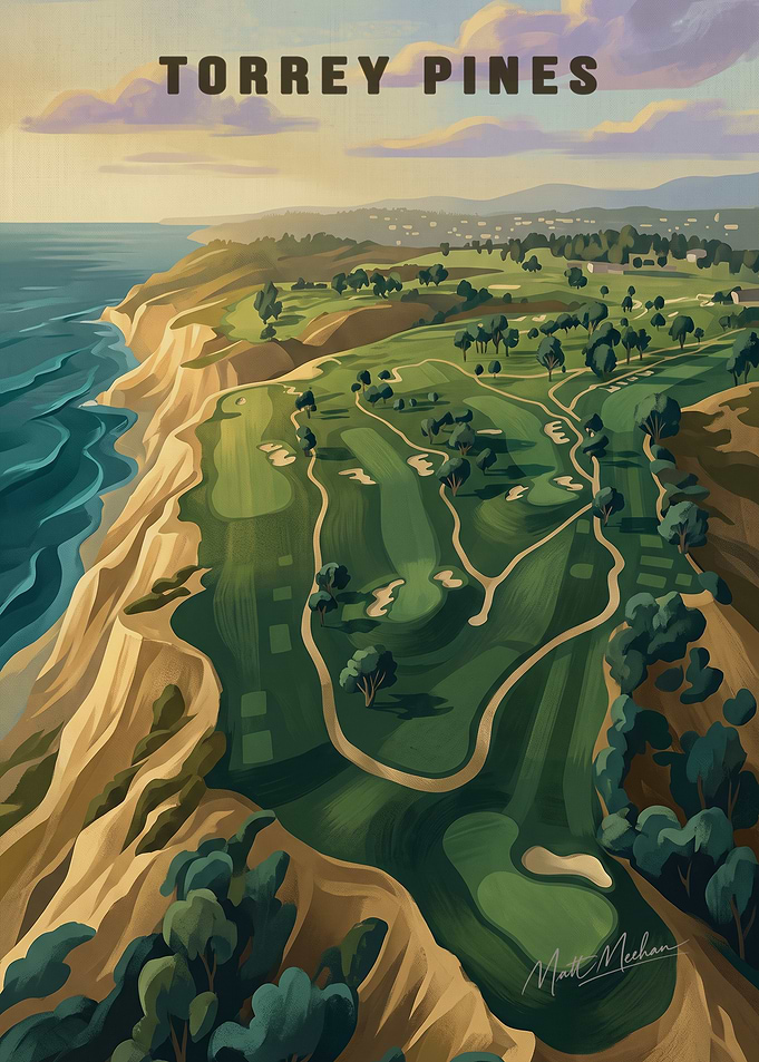 Torrey Pines Golf Course Poster