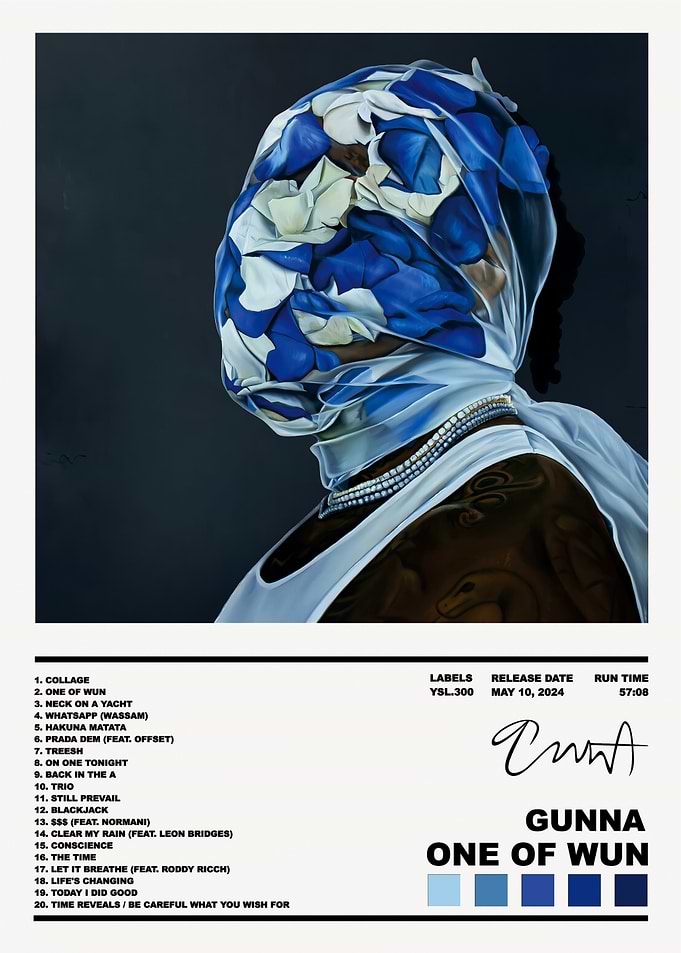 Gunna One of Wun Album Poster