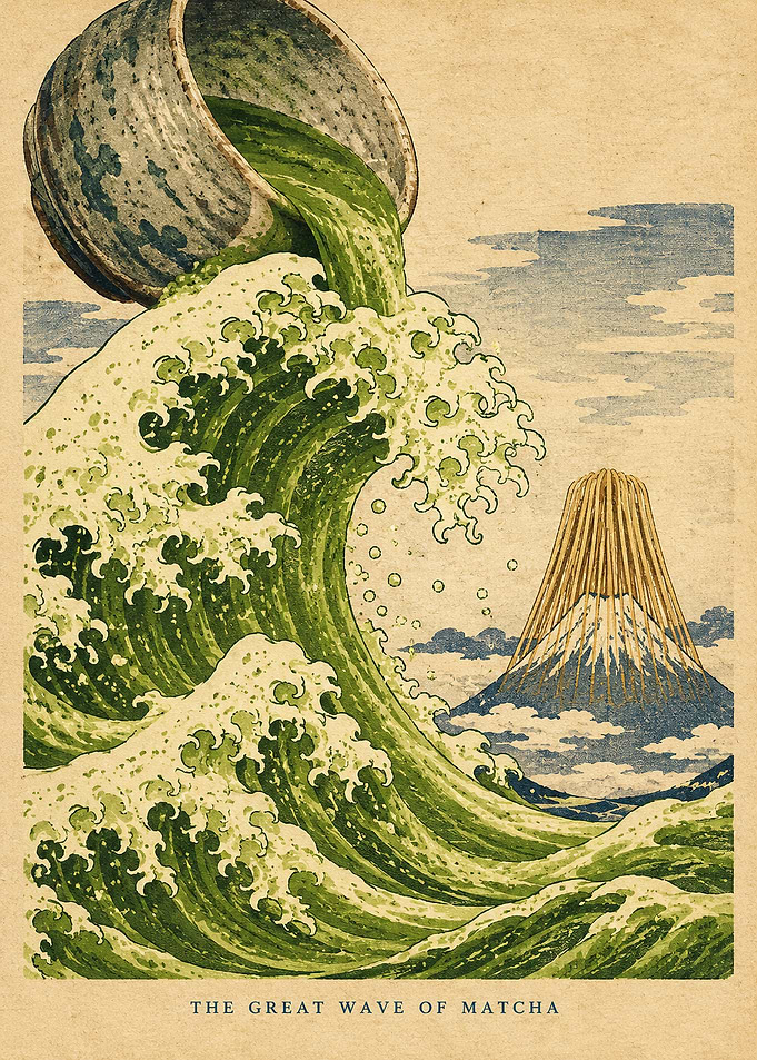 The Great Wave of Matcha