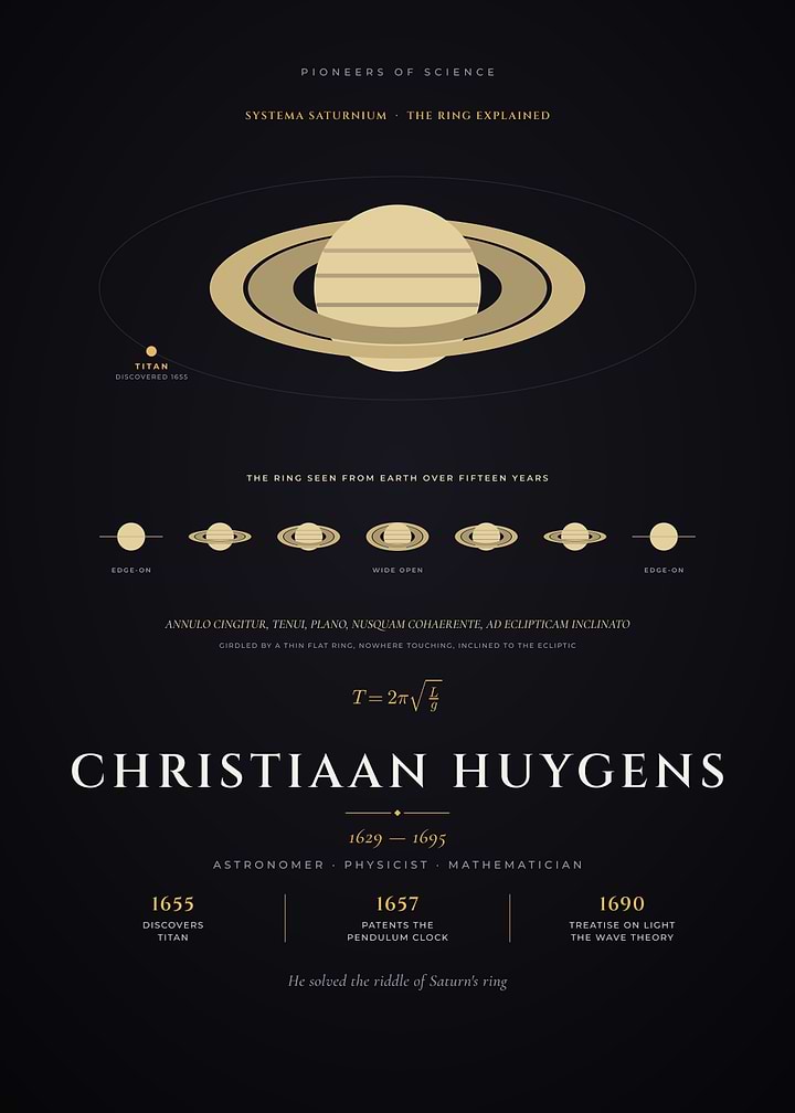 Christiaan Huygens Saturn's Rings Explained