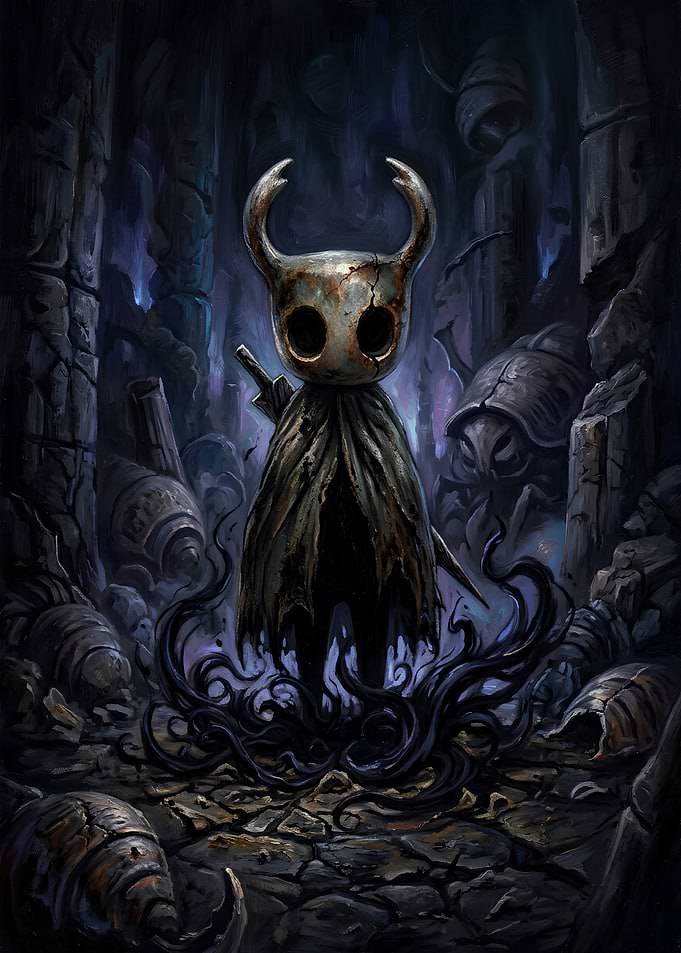 The Knight from Hollow Knight