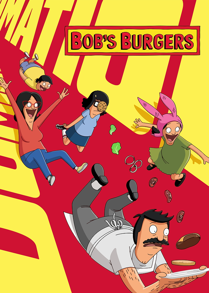 Bob's Burgers Family Falling Poster