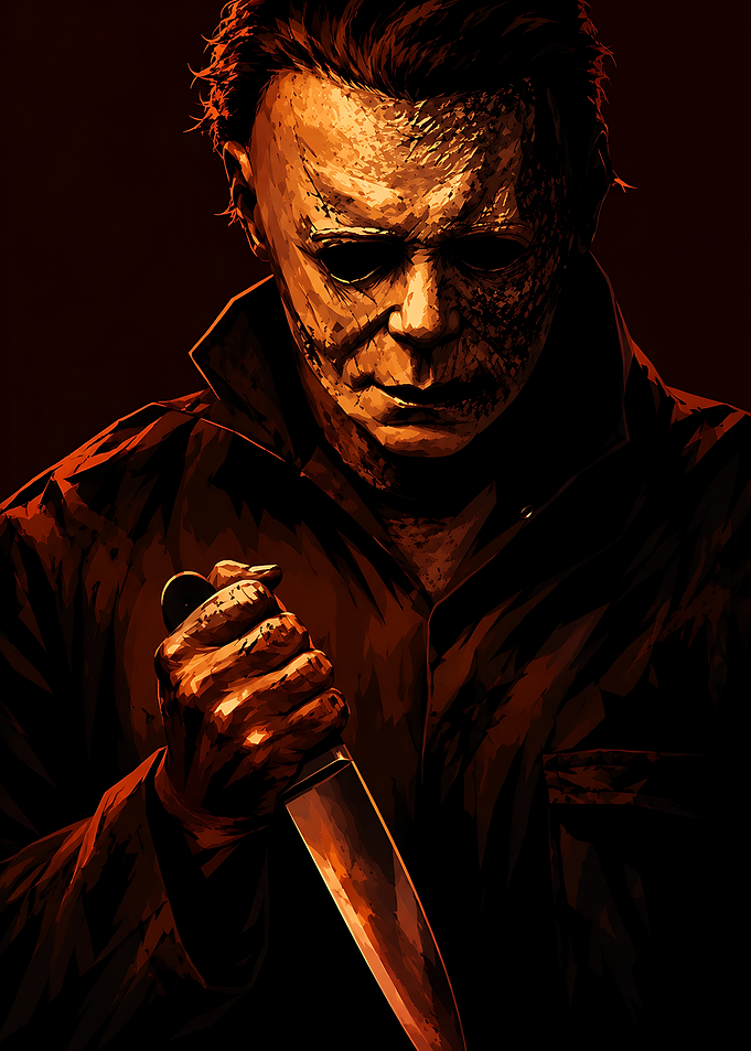 Michael Myers Halloween Horror Portrait