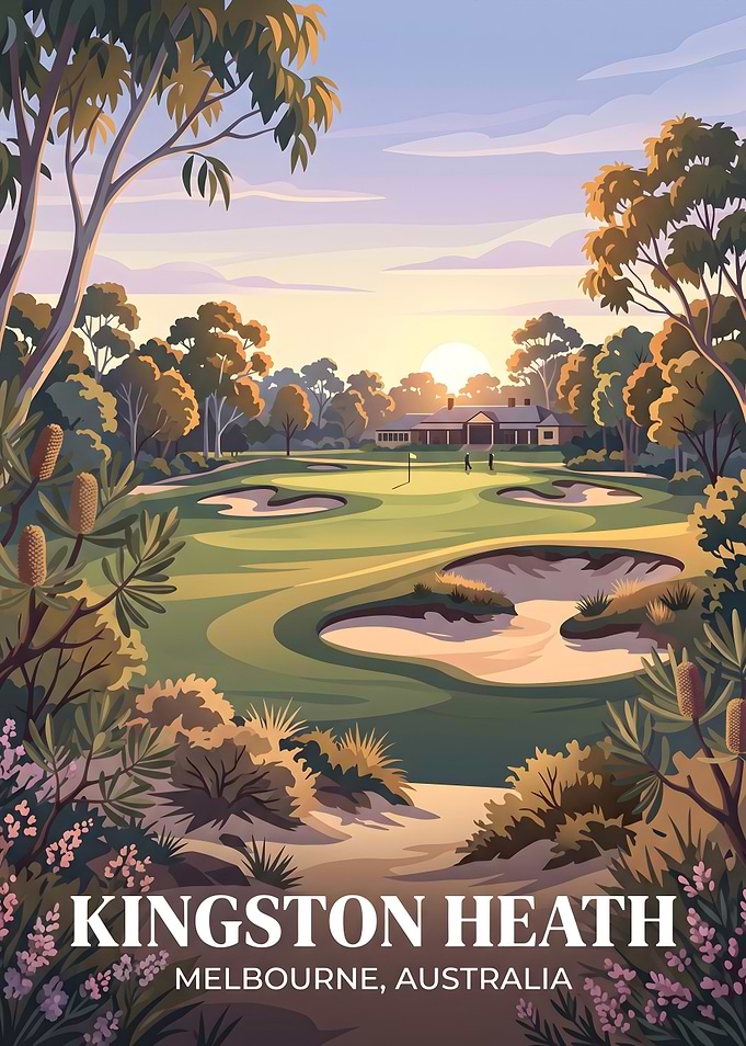 Kingston Heath Golf Club Poster