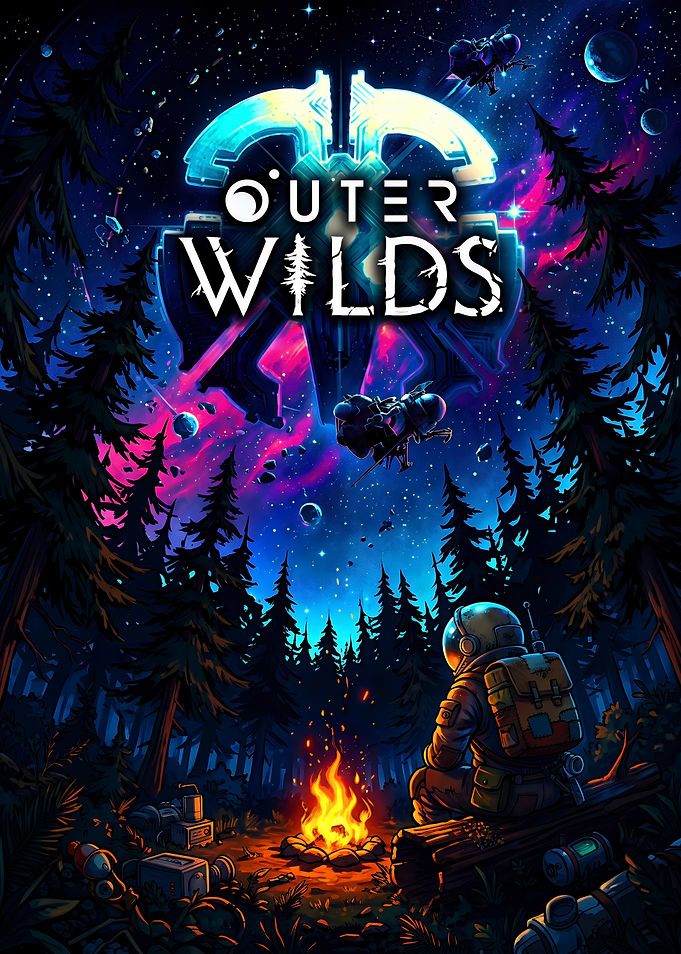 Outer Wilds Space Exploration Poster