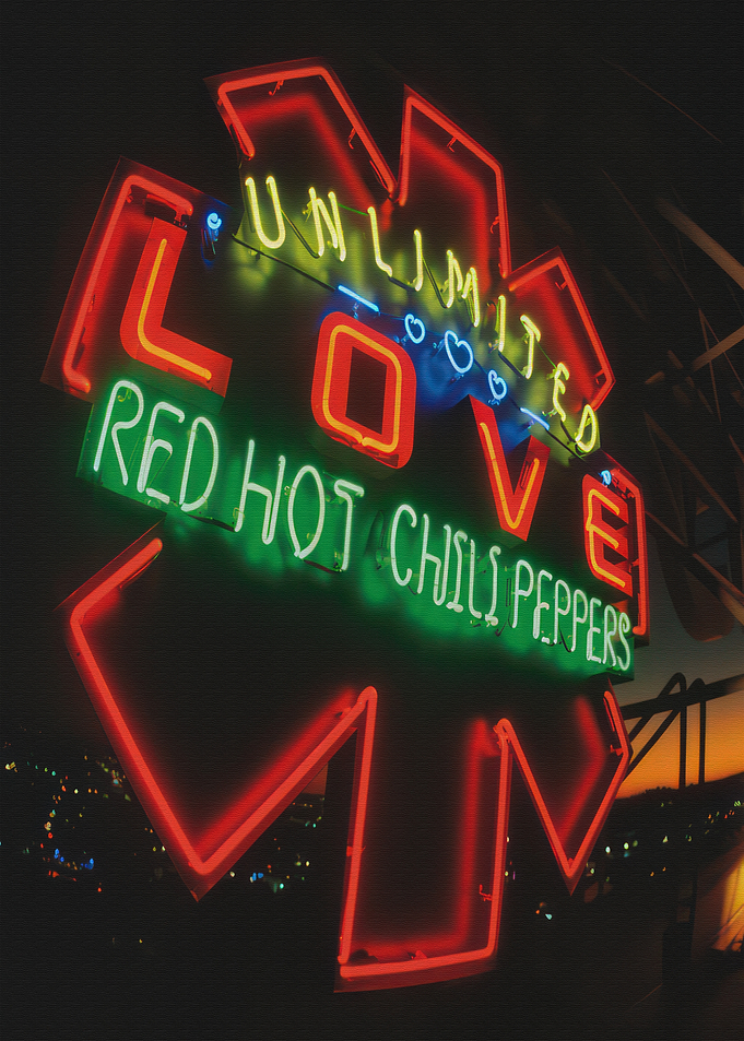Red Hot Chili Peppers Neon Sign