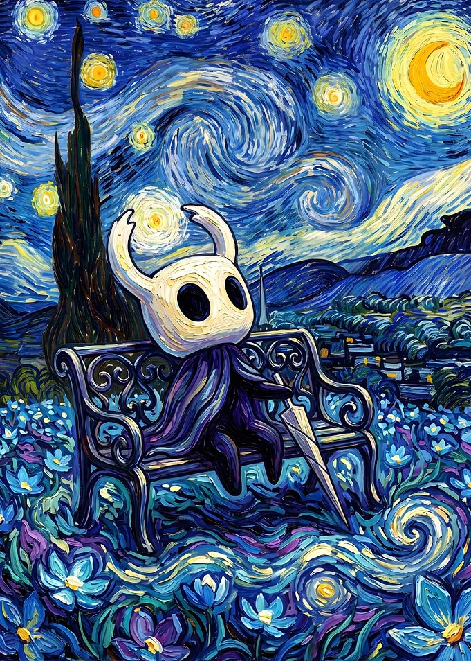 Hollow Knight Starry Night Mashup