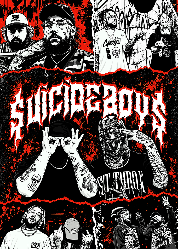 Suicideboys G59 Rap Music Poster