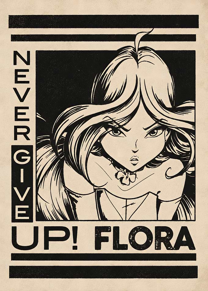Winx Club Flora Inspirational Poster