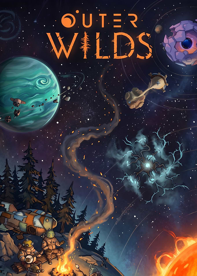 Outer Wilds Space Exploration Poster