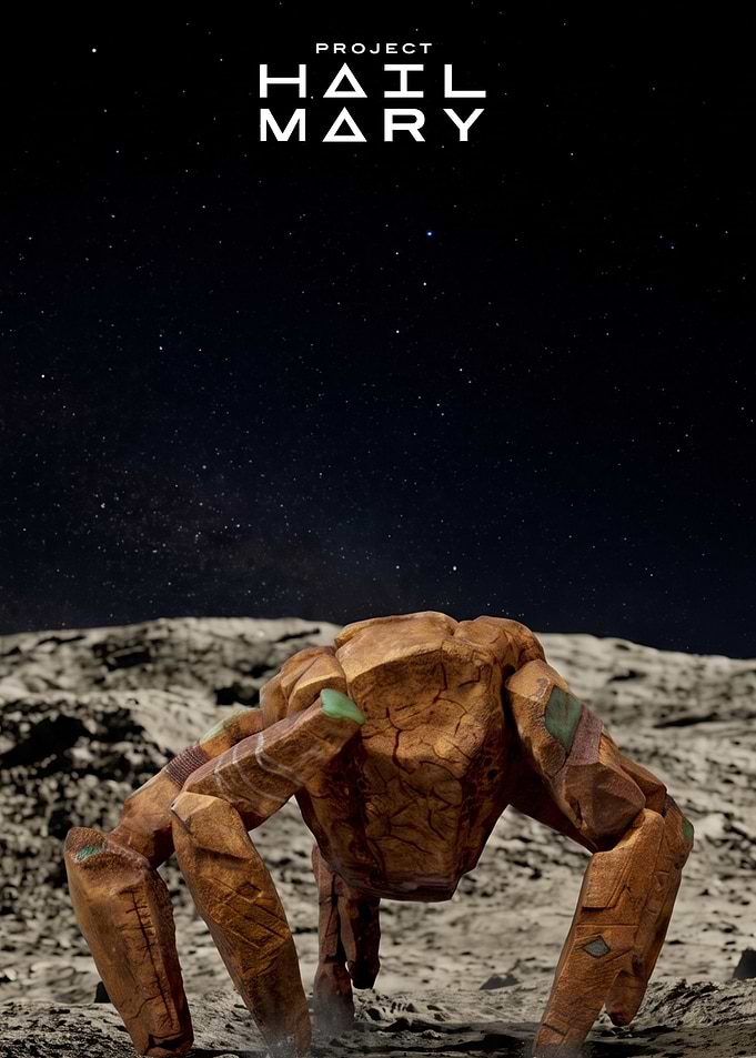 Project Hail Mary Rocky Alien Poster